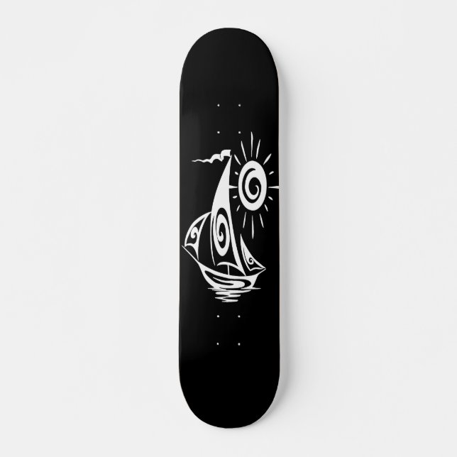 Skate Balão de vela com preguiça (Frente)