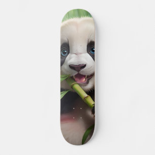 Skate Bamboo Comendo Panda Bonito