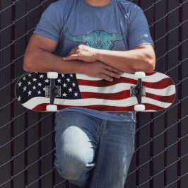Skate Bandeira Americana