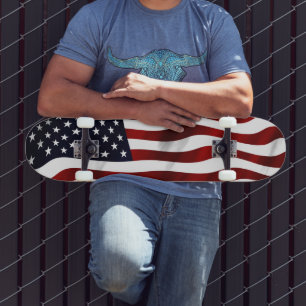 Skate Bandeira Americana