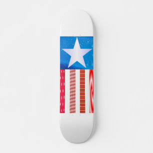 Skate Bandeira Americana