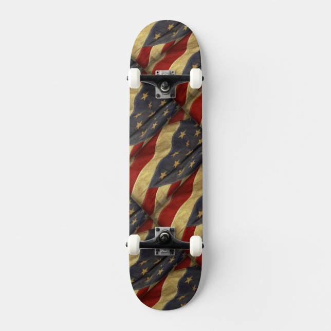 Skate Bandeira Americana Incomodada (Frente)
