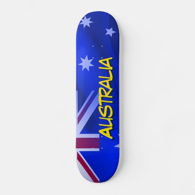 Skate bandeira australiana (Frente)