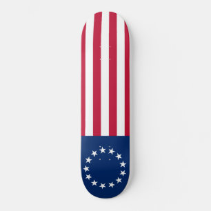 Skate Bandeira Betsy Ross dos Estados Unidos