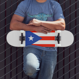 Skate Bandeira Boricua Bandeira de Porto Rico 4Hector