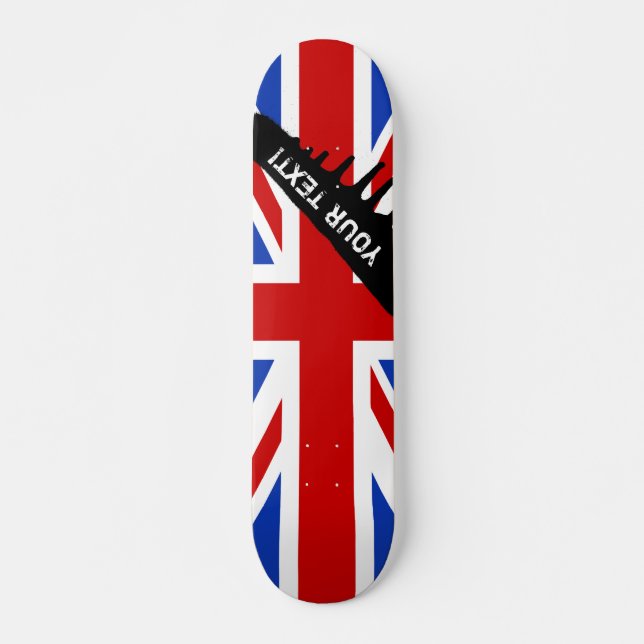 Skate Bandeira britânica de Reino Unido (Frente)