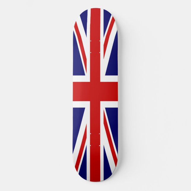 Skate Bandeira britânica Union Jack (Frente)