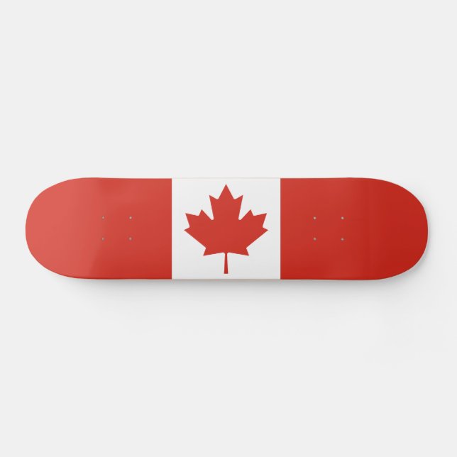 Skate Bandeira Canadense Patriótica (Horz)