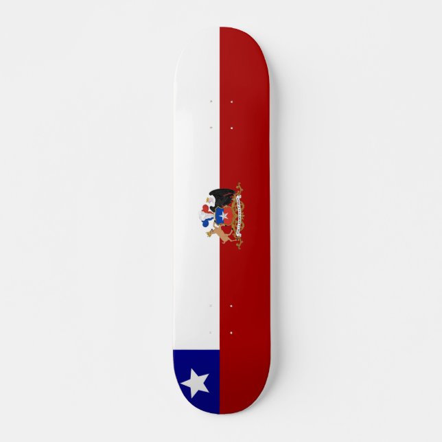 Skate bandeira chilena (Frente)