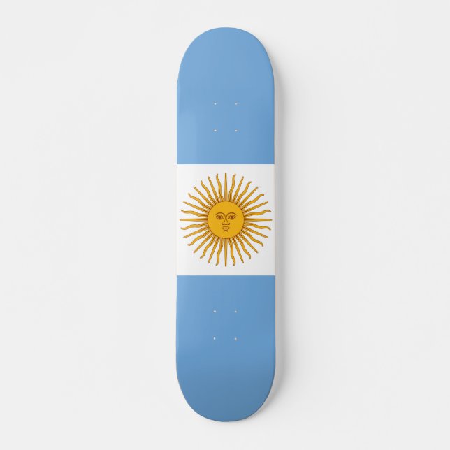Skate Bandeira da Argentina (Frente)