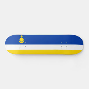 Skate Bandeira da Buryatia Patriótica
