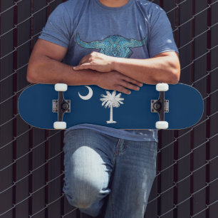 Skate Bandeira da Carolina do Sul