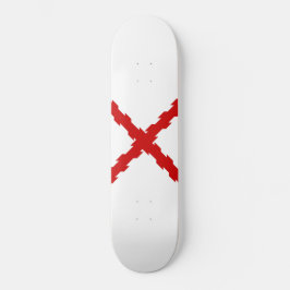 Skate Bandeira da Cruz de Borgonha