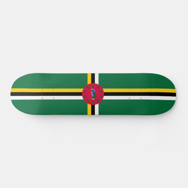 Skate Bandeira da Dominica (Horz)