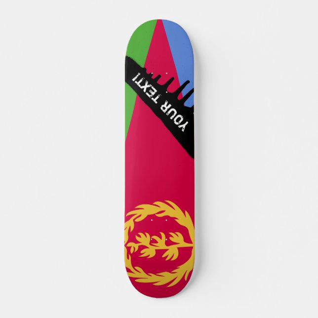 Skate Bandeira da Eritreia (Frente)