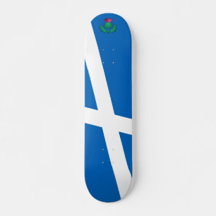Skate Bandeira da Escócia com Cardo