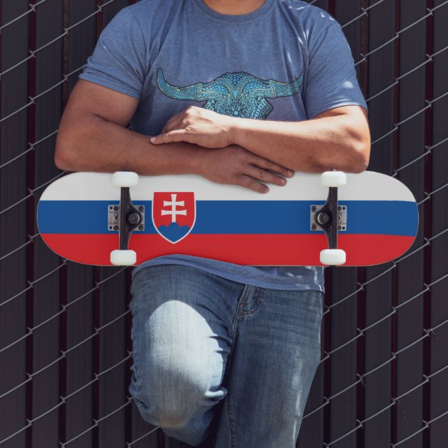 Skate Bandeira da Eslováquia (Ao ar livre 3)