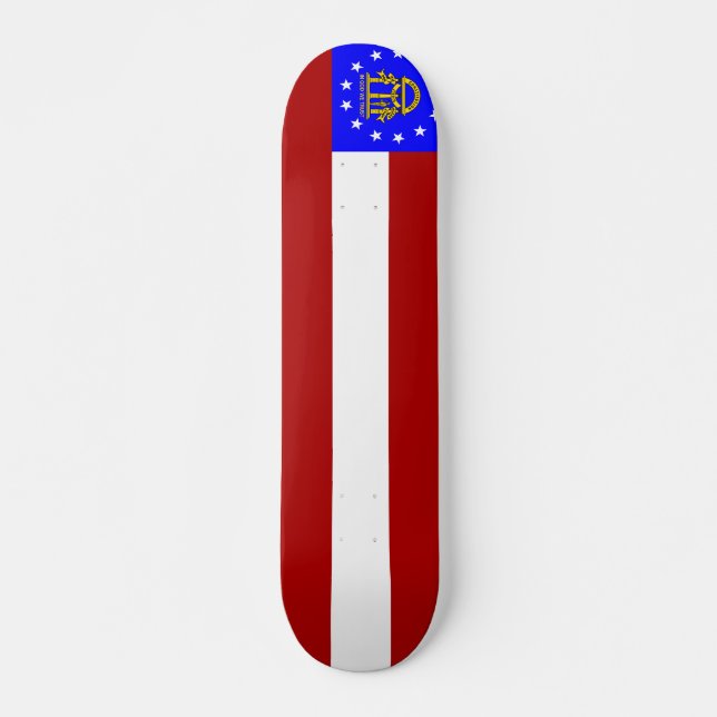 Skate Bandeira da Geórgia (Frente)