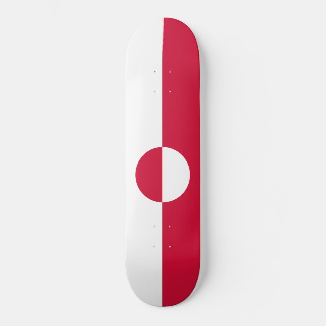 Skate Bandeira da Gronelândia (Frente)