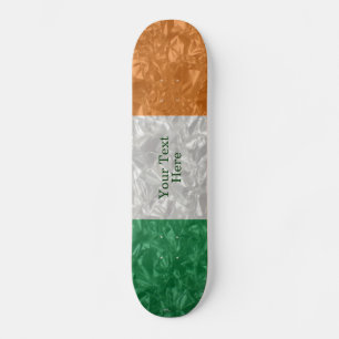 Skate Bandeira da Irlanda - Desenhada