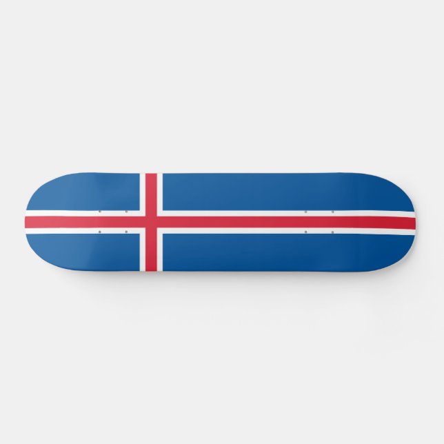 Skate Bandeira da Islândia (Horz)