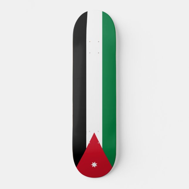 Skate Bandeira da Jordânia (Frente)