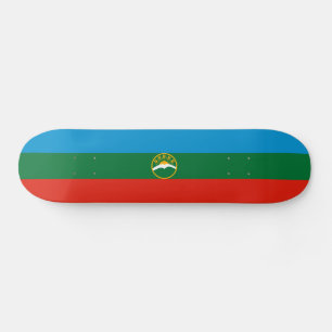 Skate Bandeira da Karachay Cherkessia
