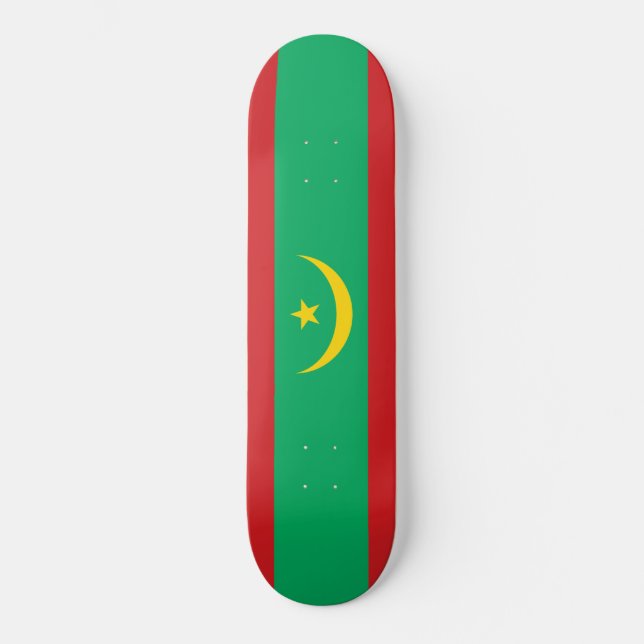 Skate Bandeira da Mauritânia (Frente)