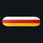Skate Bandeira da Ossétia do Sul<br><div class="desc">Bandeira patriótica da Ossétia do Sul.</div>