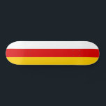 Skate Bandeira da Ossétia do Sul<br><div class="desc">Bandeira patriótica da Ossétia do Sul.</div>