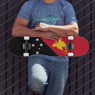 Skate Bandeira da Papua-Nova Guiné