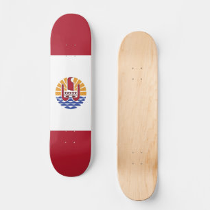 Skate bandeira da Polinésia Francesa