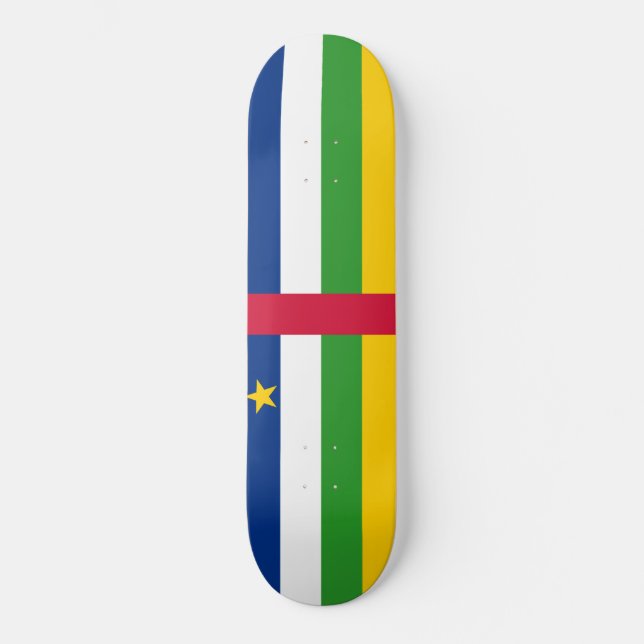 Skate Bandeira da República Centro-Africana (RCA) (Frente)