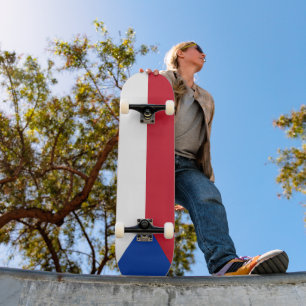 Skate bandeira da República Tcheca
