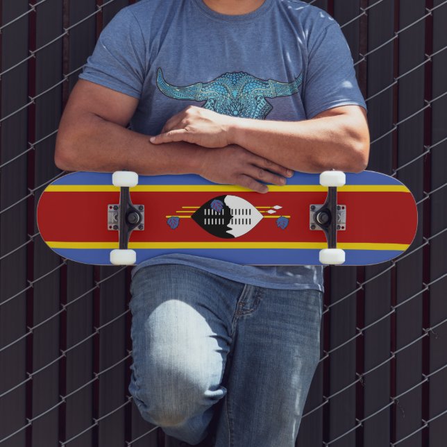 Skate Bandeira da Suazilândia (Ao ar livre 3)