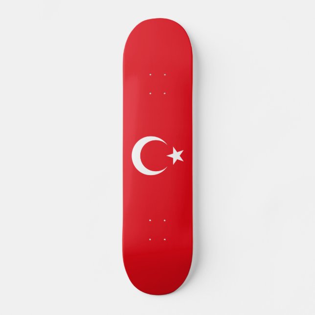 Skate Bandeira da Turquia (Frente)