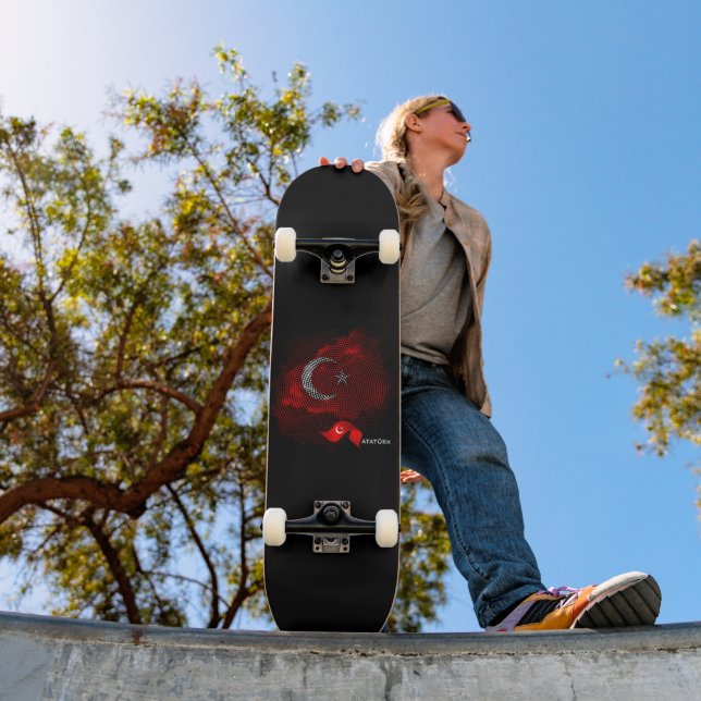 Skate Bandeira da Turquia (Ao ar livre 1)