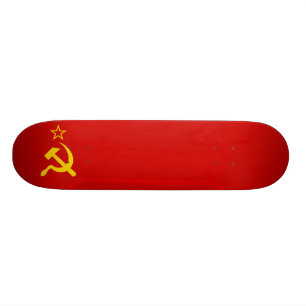 Skate Bandeira da União Soviética URSS Comunista Foice e