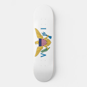 Skate Bandeira das Ilhas Virgens dos Estados Unidos