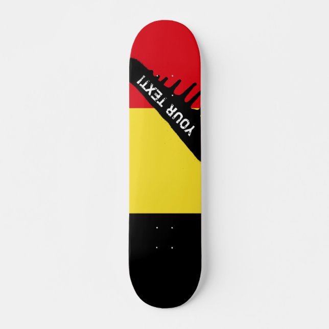 Skate Bandeira de Bélgica (Frente)