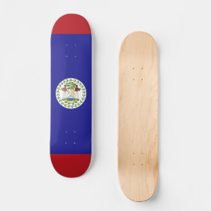 Skate bandeira de Belize