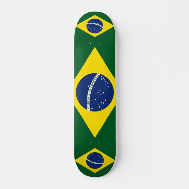 Skate Bandeira de Brasil (Frente)
