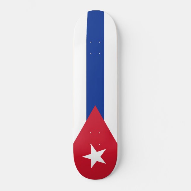 Skate Bandeira de Cuba (Frente)