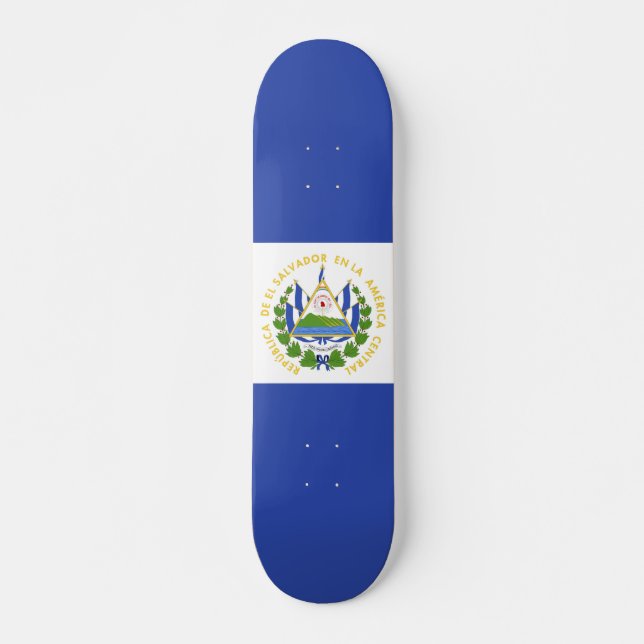 Skate Bandeira de El Salvador (Frente)