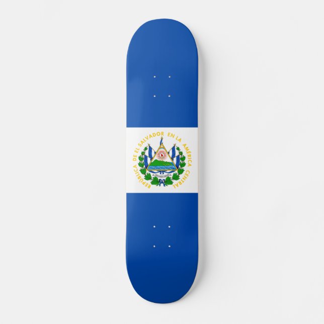 Skate Bandeira de El Salvador (Frente)
