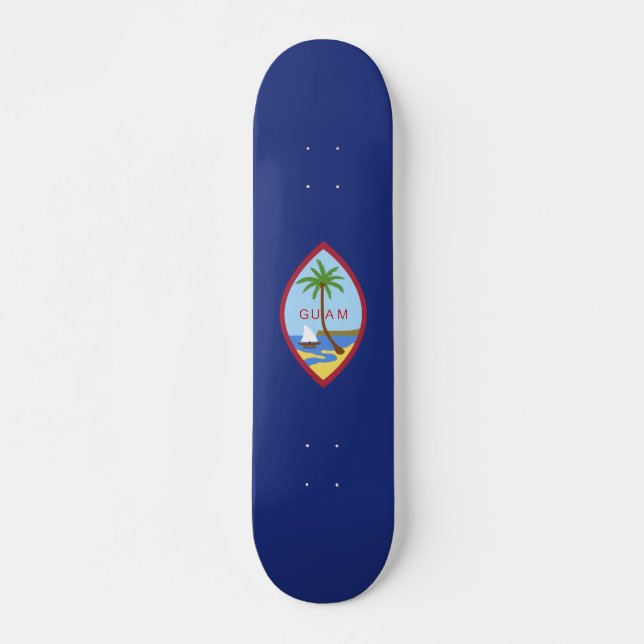 Skate bandeira de Guam (Frente)