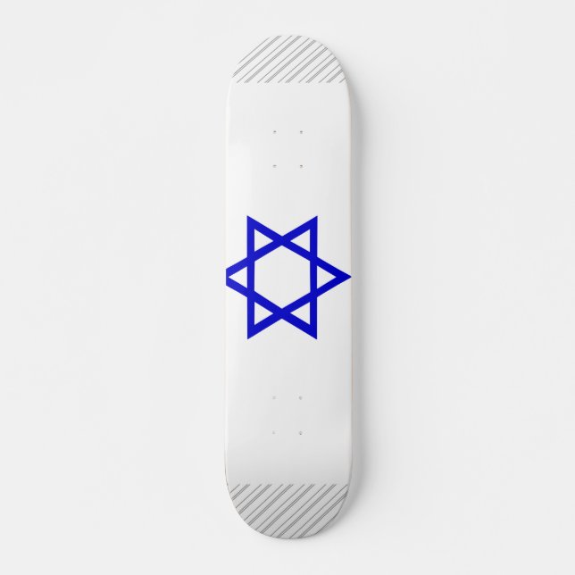 Skate Bandeira de Israel (Frente)