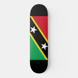 Skate Bandeira de Kitts e Nevis Santos (Caribe)