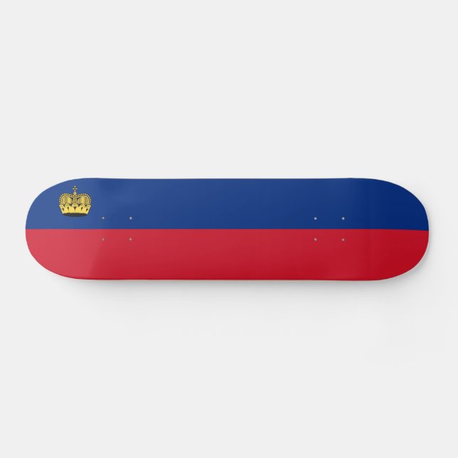 Skate Bandeira de Liechtenstein (Horz)