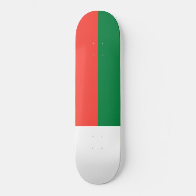 Skate Bandeira de Madagáscar (Frente)